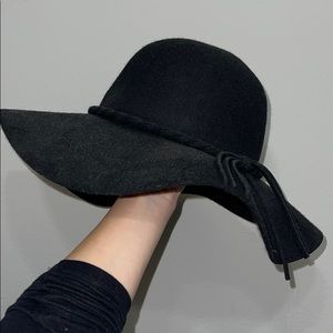 Donated Black Felt Derby Hat